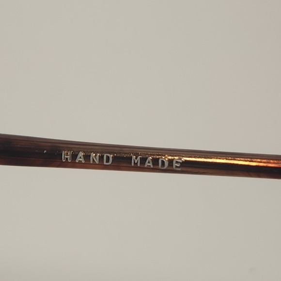 Rare Marco Polo Hand Made Italy Sunglasses Size 59-20 Demi Frame Only main image 5
